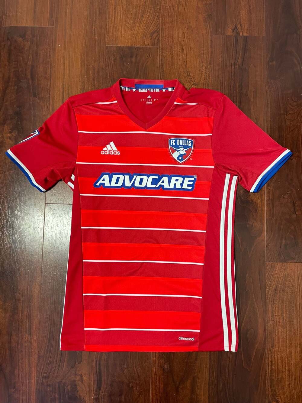 Adidas FC Dallas 2016-2017 Home Soccer Jersey Size Small